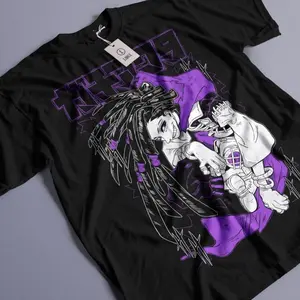 Gachiakuta Anime T-shirt & Sweatshirt, Jabber Wonger Smiling Graphic Tee, Vintage Oversized Unisex Streetwear, Manga Gifts for Him Her