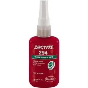 Loctite 50 mL, Green, High Strength Liquid Threadlocker 24 hr Full Cure Time 232774