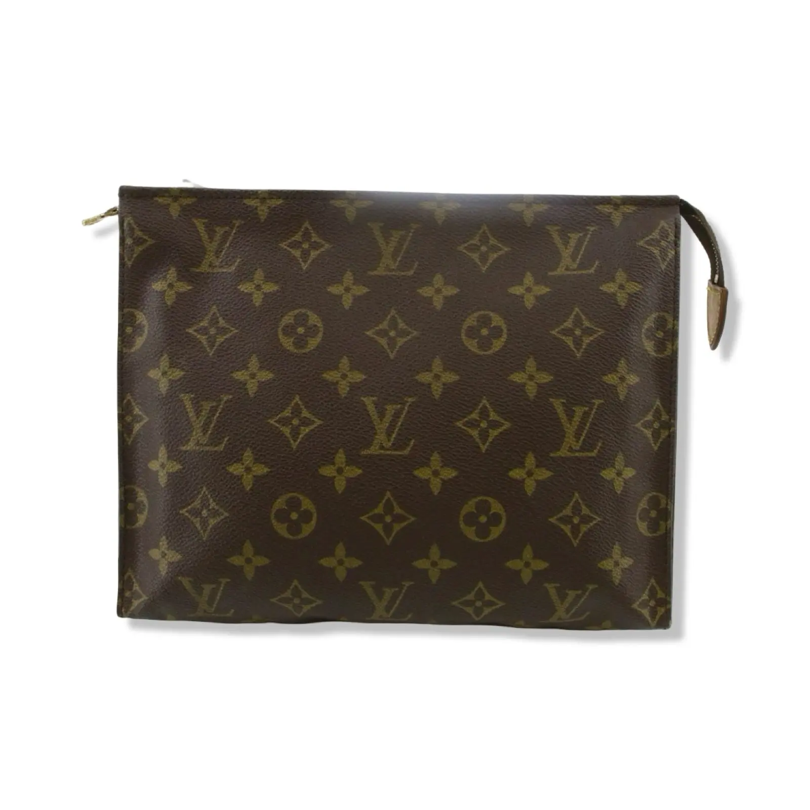 Pre-owned Louis Vuitton Monogram Canvas Clutches & Wristlets Pochette Toilette 26 LV1954