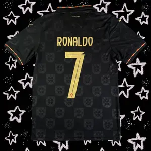 2026 Portugal No. 7 Ronaldo Black Short-Sleeve Soccer Jersey