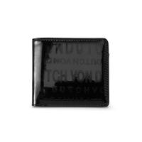Reflective Logo Bi-fold Wallet - Black 