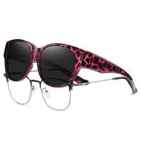 Purple Tortoise Frame Grey Lens