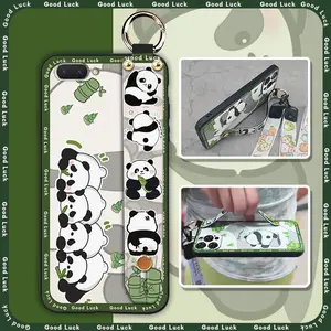 Anti-dust Durable Phone Case For OPPO A5/A3s/Ax5/R15neo Wristband Shockproof Fashion Design Cute Lanyard Soft case protective Cartoon Kickstand Waterproof Dirt-resistant ring
