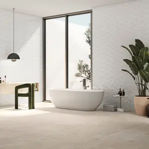 SALONI Snow  - 16" x 48" - (15.5 Sqft - 3 pcs per box- 20 boxes per pallet)