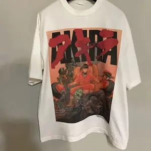 [Sale Up To 50%] Akira Anime Movie T-Shirt Akira White Color Gift Fan Unisex Shirt Reprint