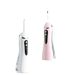 DILIEN Cordless USB Rechargeable Water Flosser Oral Irrigator 4-in-1 Electric High-Pressure Pulse Teeth Cleaner 3 Modes IPX7 Waterproof 300ml Tank 1200mAh Capacity Cordless Design Cleansing