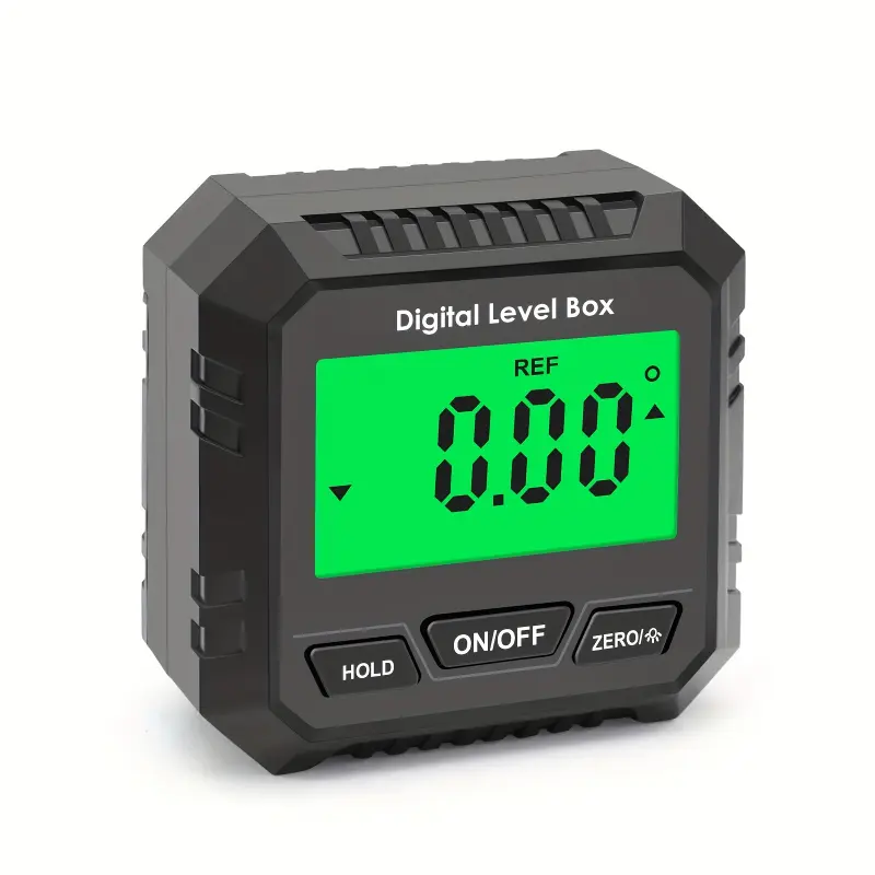Digital Projector Protractor with LCD Backlight - 0.01° Tilt & 360 ...