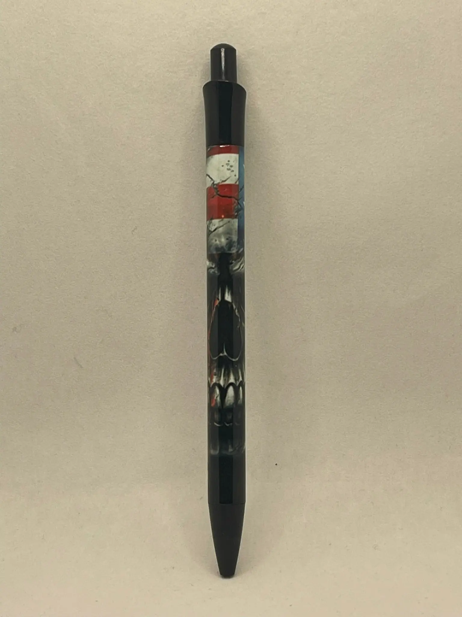 American Flag Skull Pen
