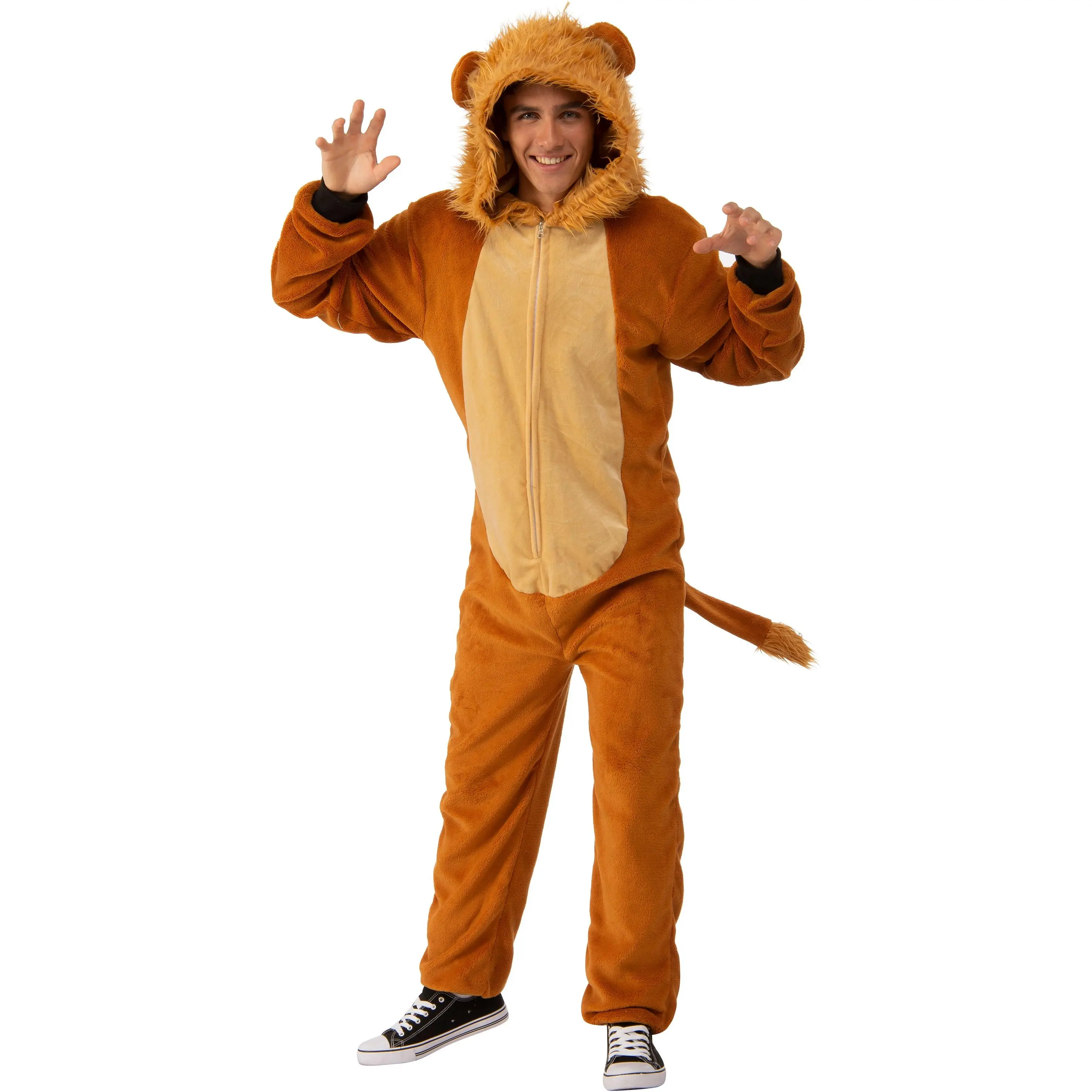 Adults Lion Comfy Wear Onesie Costume Jumpsuit