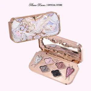Flower Knows Knight Unicorn Collection 6-Color Satin Makeup Palette, Luxury Hydrating Radiant Aesthetic Compact 6-Color Satin Multi-Color Eyeshadow Palette, #summerwins, #DealsForYouDays