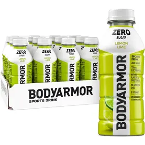 ZERO Sugar Lemon Lime Electrolyte Drink, Natural Flavors, 16 Fl Oz Bottles (12 Pack), B Vitamins & Antioxidants Sugar Free Hydration
