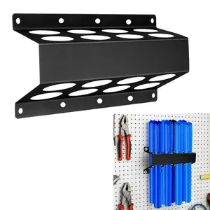 Large Capacity Wall-Mounted Tig Welding Rod Holder, 8 Slot Storage Tube Organizer, Strong Tool Rack for Welding Workbench Organization