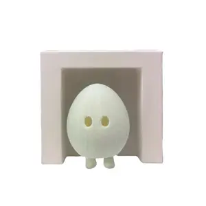 12pcs Cute Articulated Easter egg with hidden legs, 3D printed Easter eggs with collapsible legs