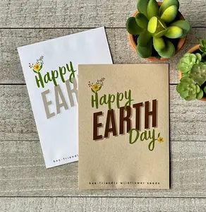 25 Customizable Earth Day Seed Packets for Business and B2B Marketing, Birthday, Wedding, Shower, Funeral, Customer Appreciation, Real Estate Agent, Promotions
