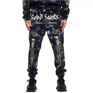 Rebel Saints By Affliction Men's Jogger Sacrifice Sweatpants Galaxy Heavyweight