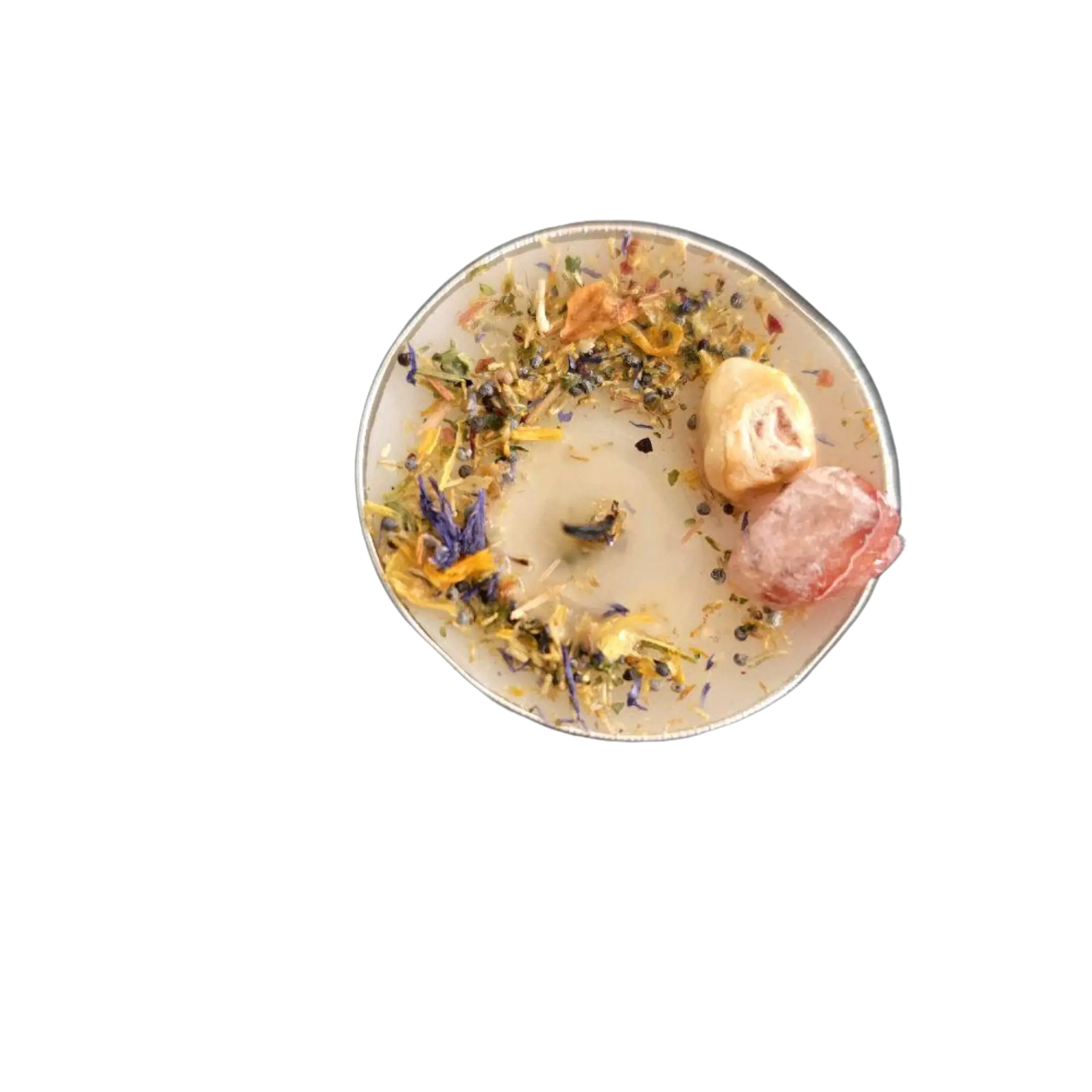 I’m a Fucking Delight Happiness Candle  Confidence & Joy Ritual Tea Lights | Self Love Glow Up | Crazy Lace Agate & Cherry Blossom | Manifest Happiness Energy