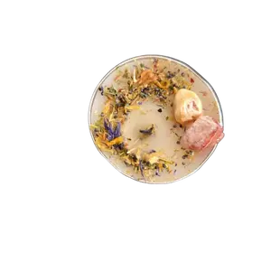 I’m a Fucking Delight Happiness Candle  Confidence & Joy Ritual Tea Lights | Self Love Glow Up | Crazy Lace Agate & Cherry Blossom | Manifest Happiness Energy