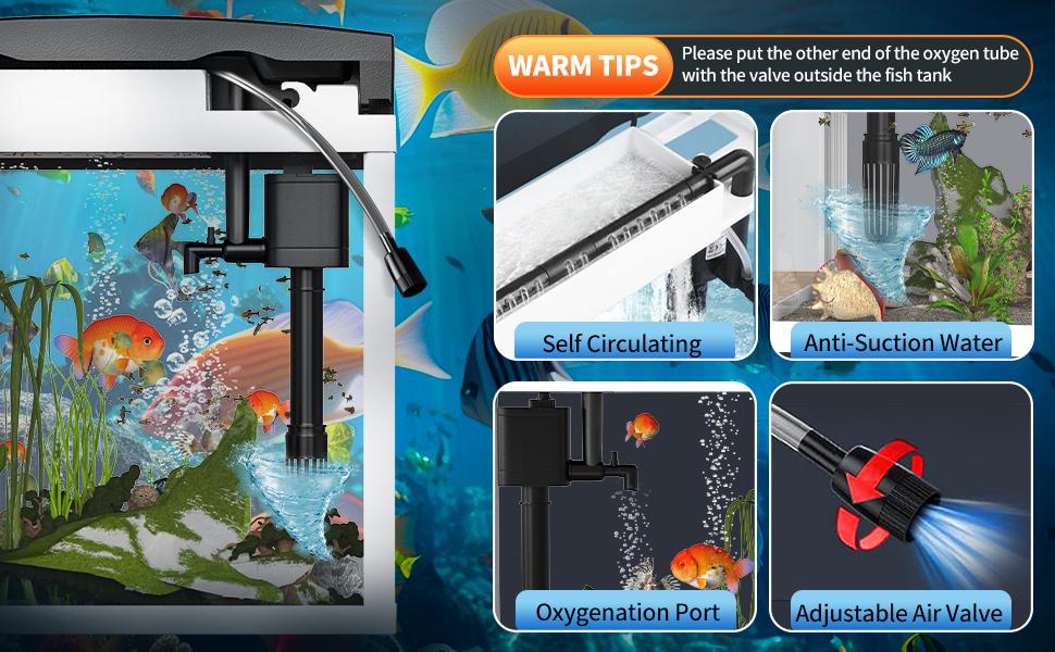 3 Gallon Fish Tank, Small Smart Aquarium with Filter, 7 LED Light,Temperature Display Suitable for Betta, Shrimp, Goldfish,Guppy Small Fish with Fish Net