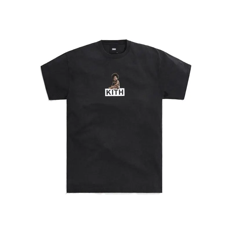 Kith The Notorious B.I.G Ready to Die Classic Logo Vintage Tee Black (men) by StockX