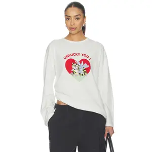 Kenzo Gots Kenzo Cartoon Long Sleeves T-shirt in Off White