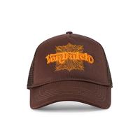 Von Dutch Foam 'Chopper' Trucker – Brown /Orange