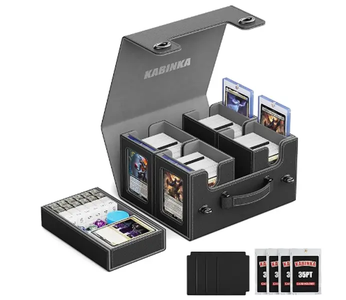 mtg commander card holder MTG Commander Deck Holder: Card Caddy Plus Angled Base – TCG Foundry