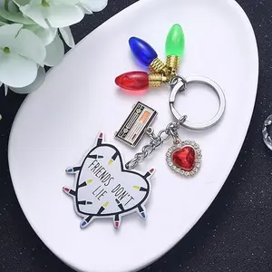 Stranger TV Necklace, Classic Movie Themed Pendant, Halloween Cosplay Character Stylish Jewelry, Gift for Teens and Adults