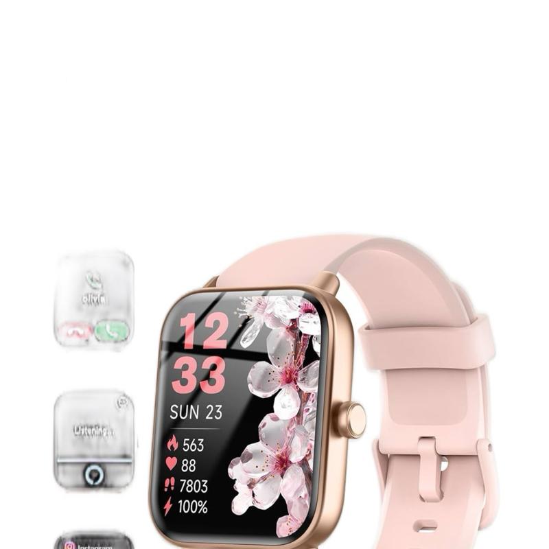 Bluetooth Call Smart Watch Waterproof Fitness Tracker for Android & iOS - 2.0-Inch TFT Display, IP67 Waterproof, 350mAh Lithium Polymer Battery, 100 Sports Modes