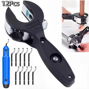 12pcs Adjustable Ratchet Pipe Cutter | Ratchet Pipe Cutter Scissors for, Water, and Tubes | 360° Rotation Cutting - 5/16inch to 1 1/8inch | Precision Cutting Performance & Time & Labour Saving |, Non-Collapsible