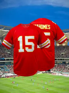 Men's Stitched Football Jersey,Breathable Football T-Shirt V-Neck Short Sleeve Pullover, Ideal Gift for Casual Wear, Sporty Look, Durable Construction, Athletic Wear, Athletic Tops, Sports Enthusiasts, Jersey For Unisex All Seasons, Jersey Shirts