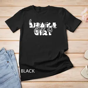 Snake Girl Python Reptile Lover T-Shirt Unisex T-shirt