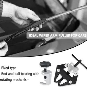Windshield Wiper Arm Removal Tool Set, Adjustable & Fixed Models, Easy Handle Design, Durable Construction, Essential Car Maintenance Kit, Automotive Windscreen Tool