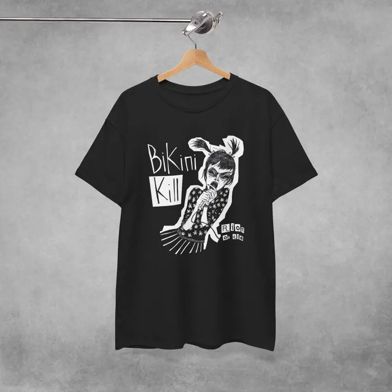 Bikini Kill Unisex T-Shirt - Riot Grrrl - Alternative Band Merch for Gift - Bikini Kill Tee - Female Punk Rock Band Shirt