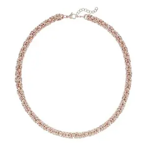 Stainless Steel Byzantine Link Chain Chunky Necklaces for Women Size - 20 Inches Fashion Jewelry Unique Christmas Gifts for Her