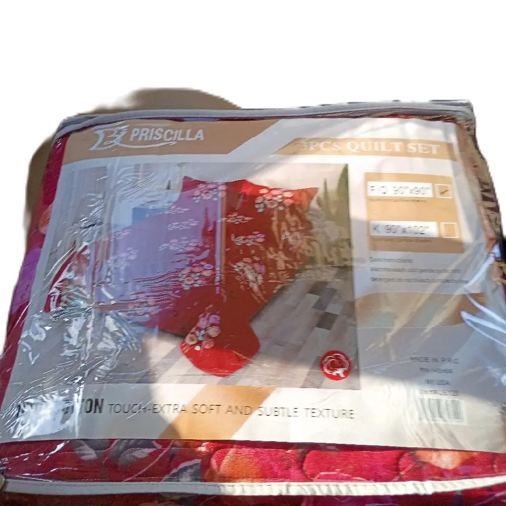 PRISCILLA 3Pc Quilt Set