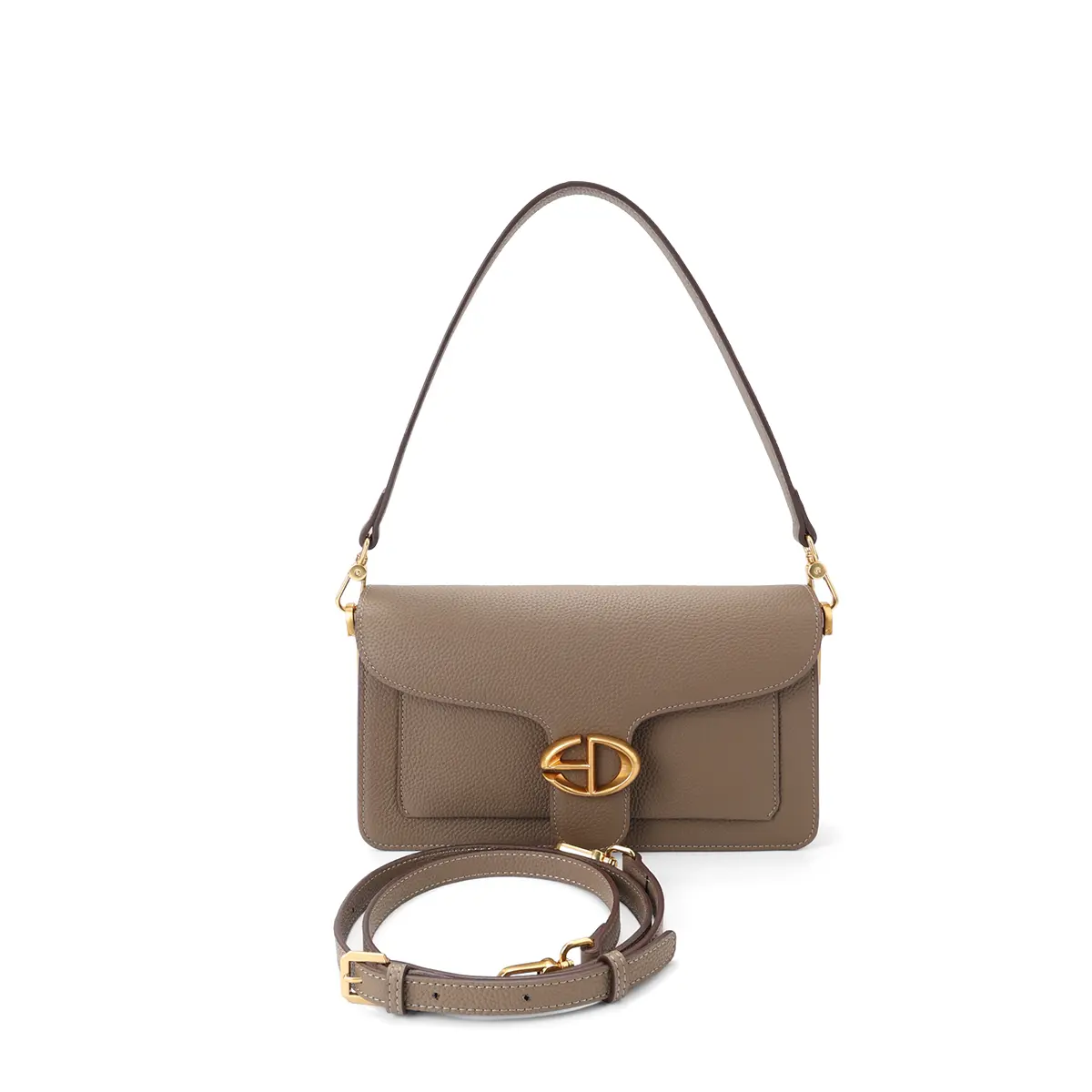 SADI Leisure and Versatile Classic Women's French Baguette Bag for Going Out, Suitable for Shoulder-Carrying, Crossbody and Hand-Holding Leather Satchel