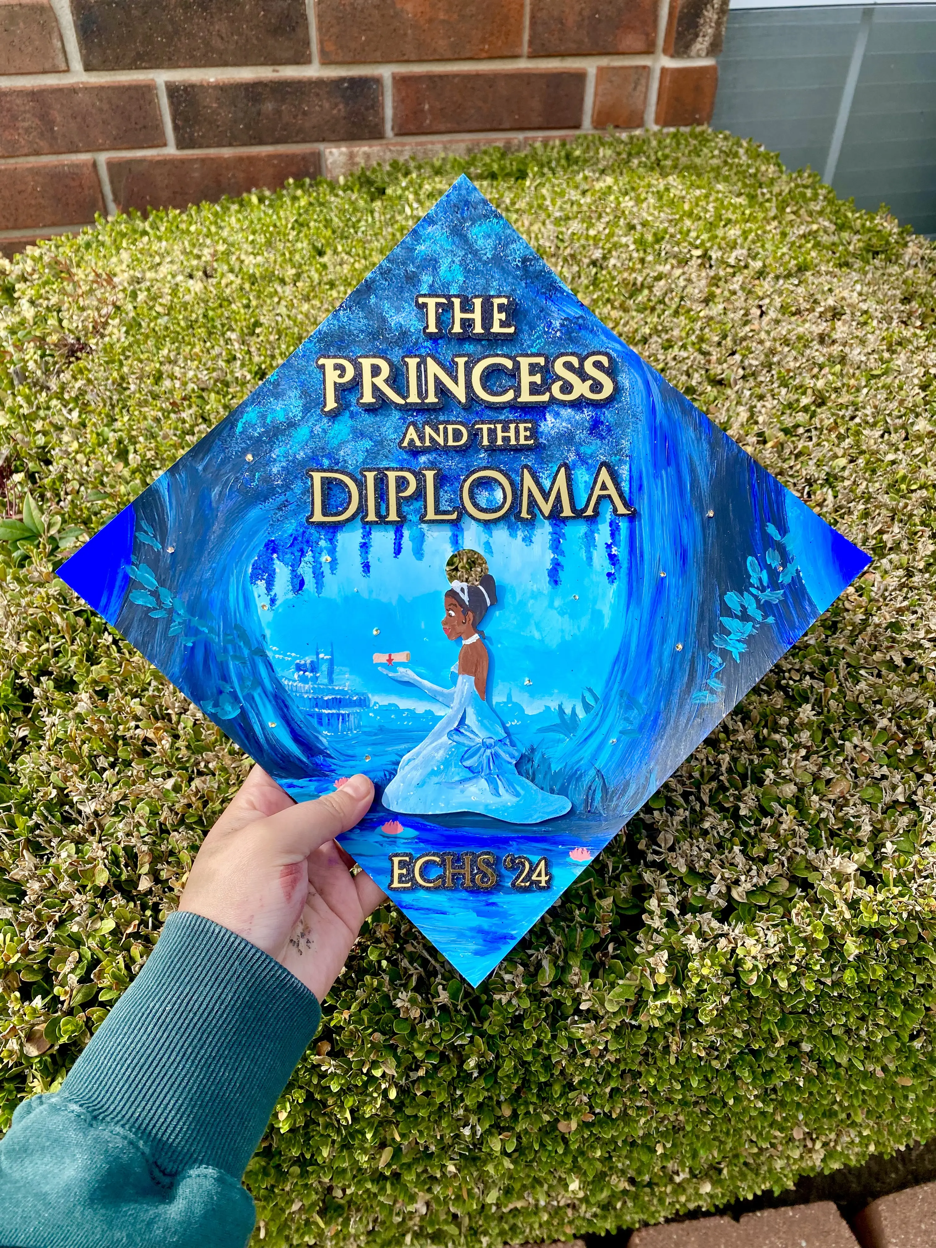 Princess Grad Cap Topper