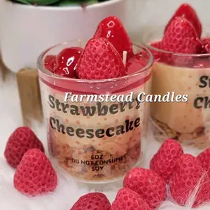 Strawberry Cheesecake candle