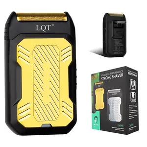 Electric clipper Foil Shavers for Men: Mini Electric Razor with 4 Floating Blades & Big LED Display - Foil Shaver for Men with 2 Gears Adjustable - Face Shaver with IPX7 Waterproof, Type C (Wasabi Green) rechargeable electric shaver