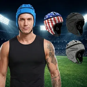 Soft Padded Headguard - 360° Protective EVA Helmet for Football, Soccer Goalkeeper, Rugby & Sports Training