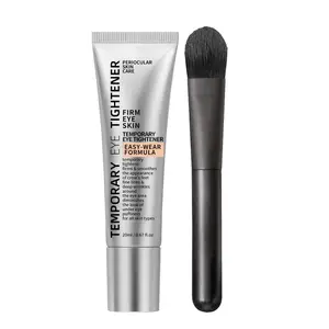 Instant FirmX Eye Tightener - Tinted Eye Cream with Brush, Neutralizing Sheer Tint