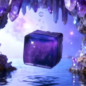 Pawtoto Galaxy Cubes Squishy Toy - Food Grade Silicon, Creamy Clay Feel, Quick Rebound,