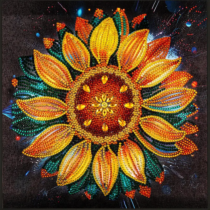 MAXBYE Kit Diamond Painting 5D Fai Da Te Per Adulti - Ombrello Arancione - Arte Dei Cristalli 30x40cm
