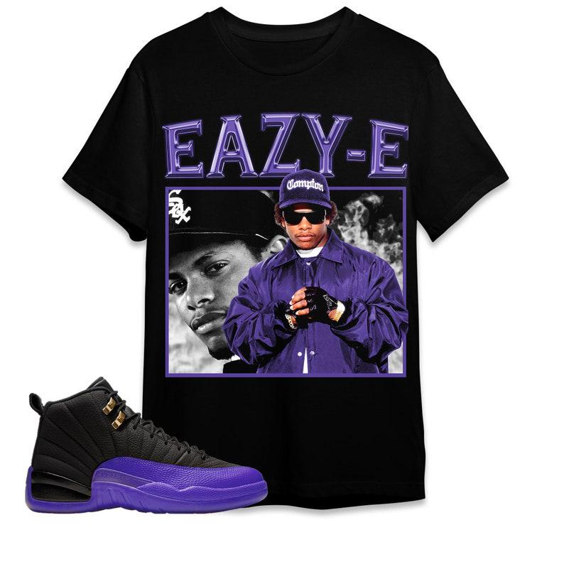 Jordan 12 Field Purple Unisex T-Shirt, Tee, EAZY E, Shirt To Match Sneaker