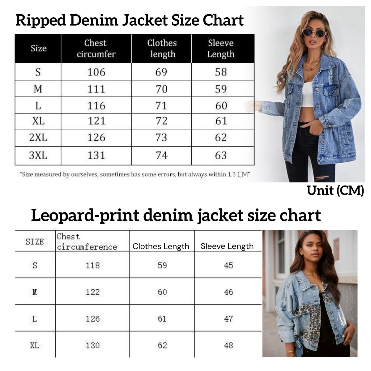 Women's Vintage Distressed Denim Jacket