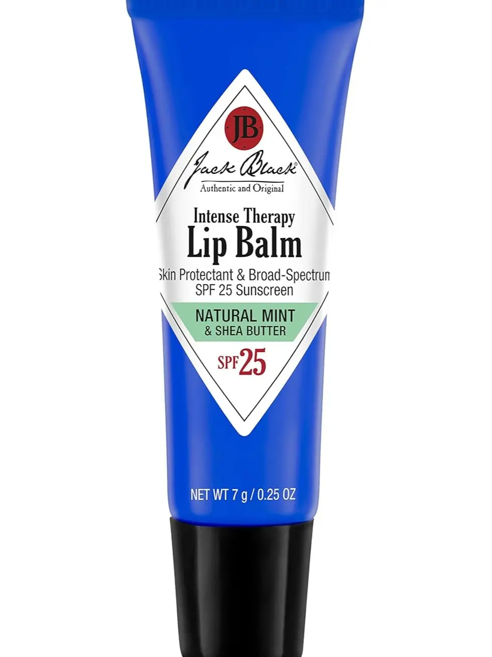 Jack Black Intense Therapy Lip Balm Stocking Stuffers for Adults, Jack Black Lip Balm SPF 25, Lip Sunscreen, SPF Lip Balm for Chapped Lips, Lip SPF, Lip Moisturizer, Lip Balm with SPF, Small Gifts
