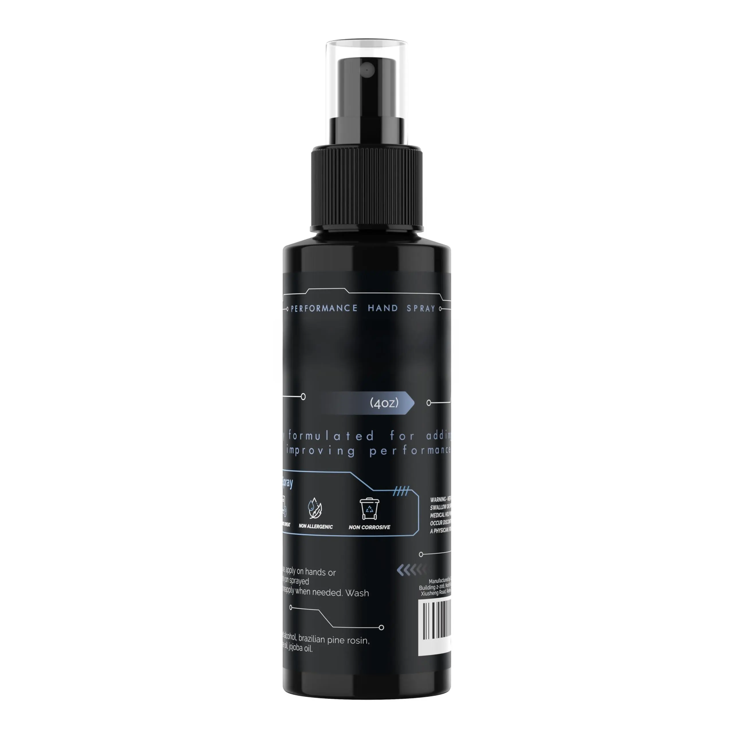 Sports Hand Grip Spray (4oz)- Boost Performance  Enhance Control And Maximize - For Athletes: Tennis Football Pole Dancing Basketball Baseball Golf Etc- Rosin-based Formula