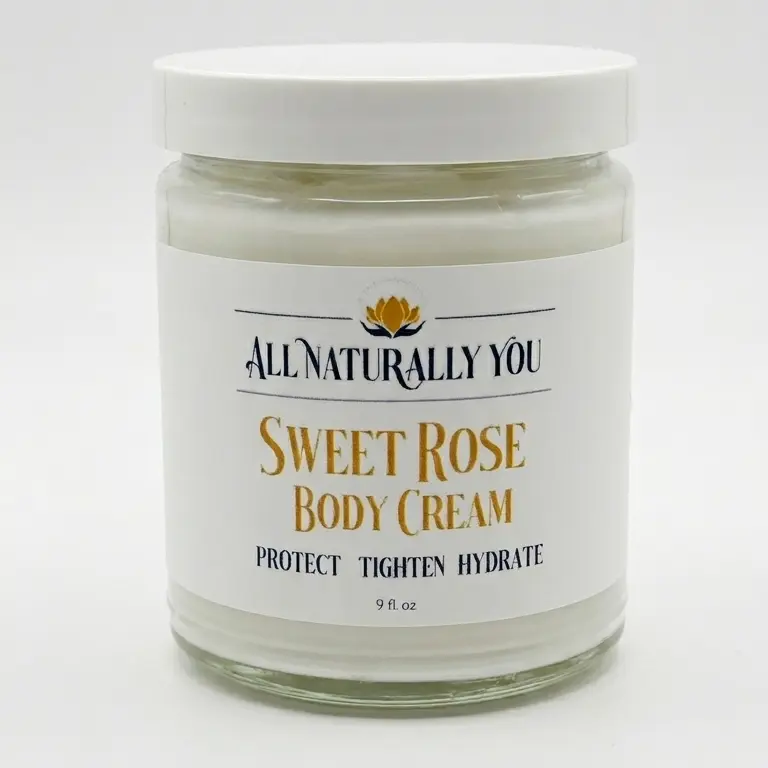 Sweet Rose Moisturizing Body Cream– Plant-Based Moisturizer