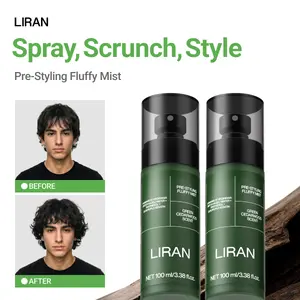 LIRAN Hair Styling Spray, Texturizing Mist for Volume & Matte Finish, Instant Lift & Natural Waves, Long Lasting Hold, Green Cedarwood Scent, 100 ml