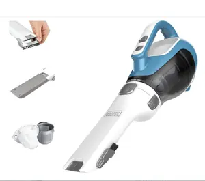 AdvancedClean Handheld Vacuum Cordless, Compact Home and Car Vacuum with Crevice Tool, Rotating Nozzle and Charging Station, Large Dust Bowl